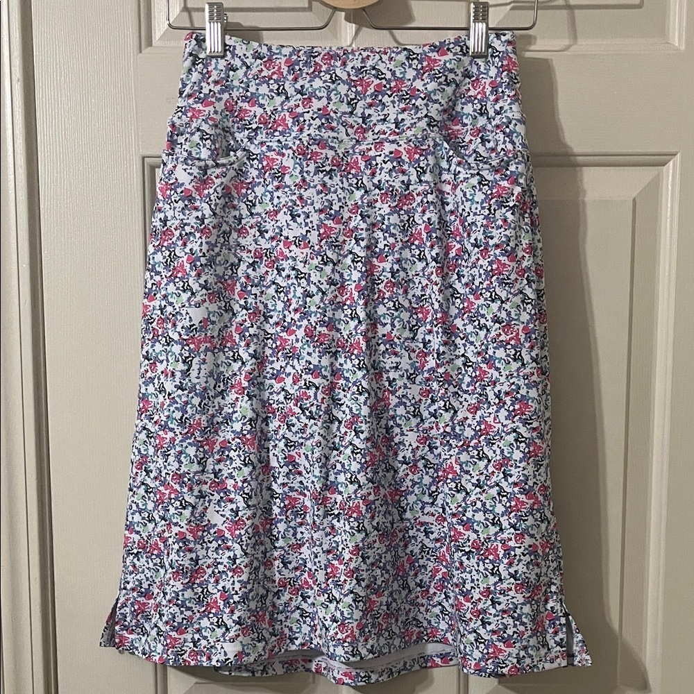Chic Floral A-Line Skirt